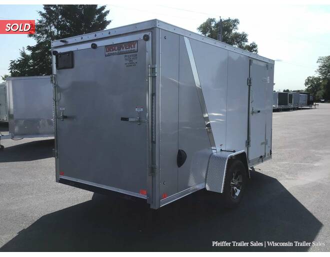 2022 6x12 Discovery Rover SE w/ Aluminum Wheels (White/Silver) Cargo Encl BP at Pfeiffer Trailer Sales STOCK# 11724 Photo 6