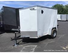 2023 $500 OFF! 5x8 Look ST DLX w/ Rear Single Swing Door (White) Cargo Encl BP at Pfeiffer Trailer Sales STOCK# 72461