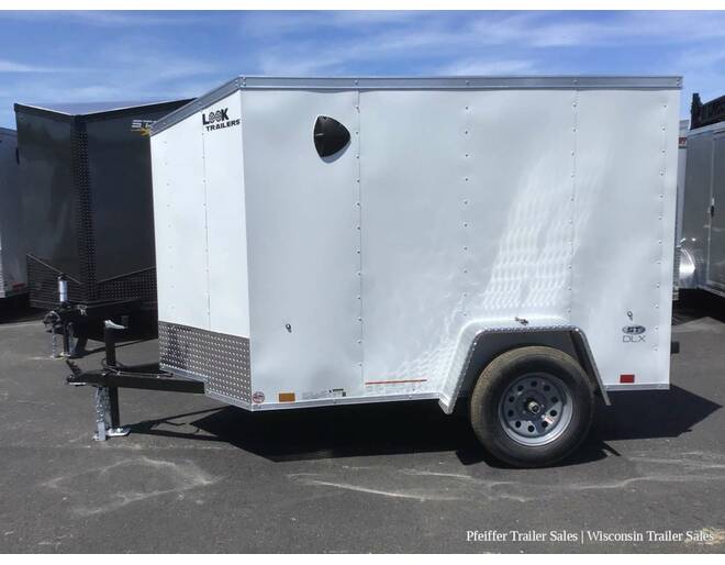 2023 $500 OFF! 5x8 Look ST DLX w/ Rear Single Swing Door (White) Cargo Encl BP at Pfeiffer Trailer Sales STOCK# 72461 Photo 3