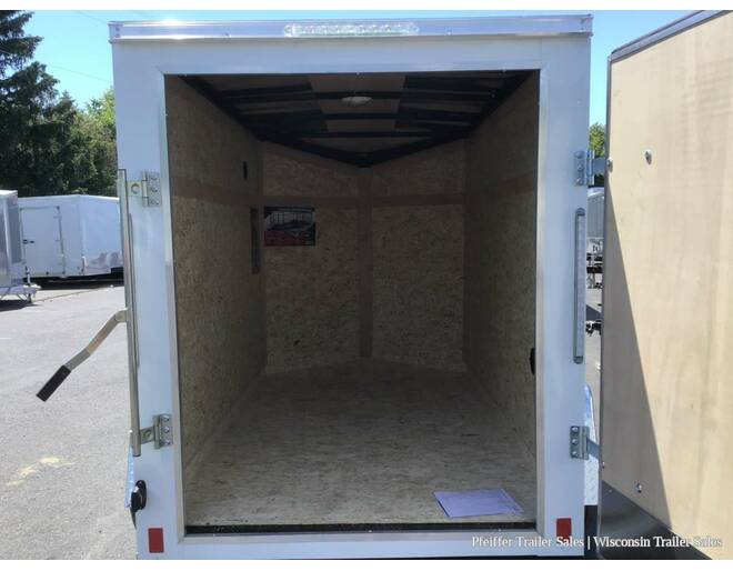 2023 $300 OFF! 5x8 Look ST DLX w/ Rear Single Swing Door (White) Cargo Encl BP at Pfeiffer Trailer Sales STOCK# 72461 Photo 9