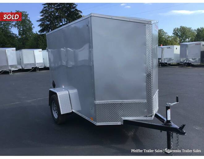 2022 5x8 Discovery Rover ET w/ Rear Single Swing Door (Silver) Cargo Encl BP at Pfeiffer Trailer Sales STOCK# 14795 Photo 8