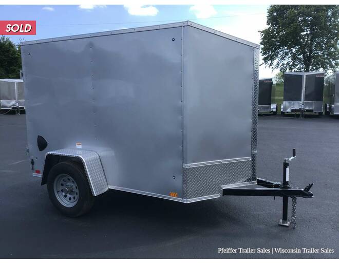 2022 5x8 Discovery Rover ET w/ Rear Single Swing Door (Silver) Cargo Encl BP at Pfeiffer Trailer Sales STOCK# 14795 Photo 7