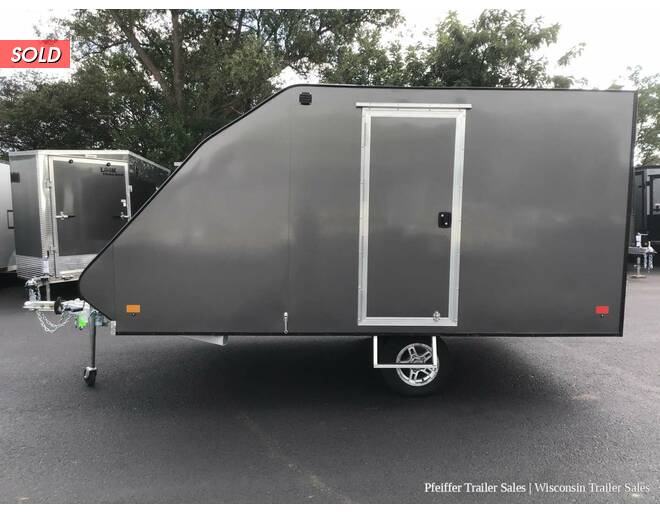 2022 101x12 Mission Crossover 2 Place Snowmobile Trailer w/ Cailber Pkg & Aluminum Wheels (Charcoal) Snowmobile Trailer at Pfeiffer Trailer Sales STOCK# 18779 Photo 3