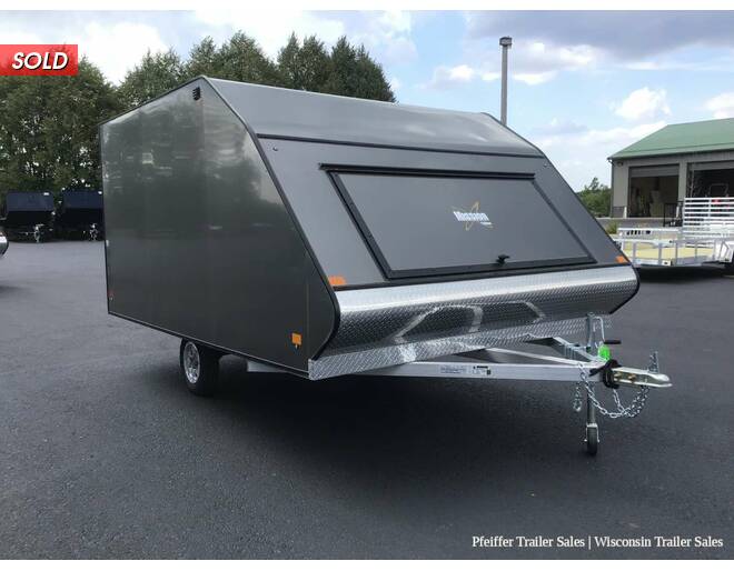 2022 101x12 Mission Crossover 2 Place Snowmobile Trailer w/ Cailber Pkg & Aluminum Wheels (Charcoal) Snowmobile Trailer at Pfeiffer Trailer Sales STOCK# 18779 Photo 8