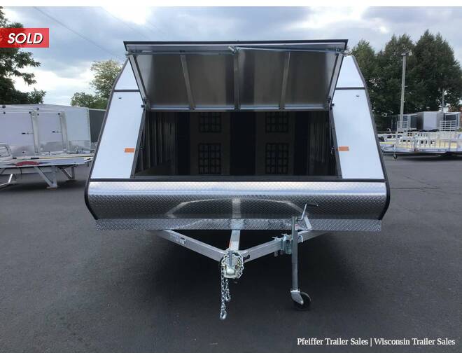 2022 101x12 Mission Crossover 2 Place Snowmobile Trailer w/ Cailber Pkg & Aluminum Wheels (White) Snowmobile Trailer at Pfeiffer Trailer Sales STOCK# 18780 Photo 9
