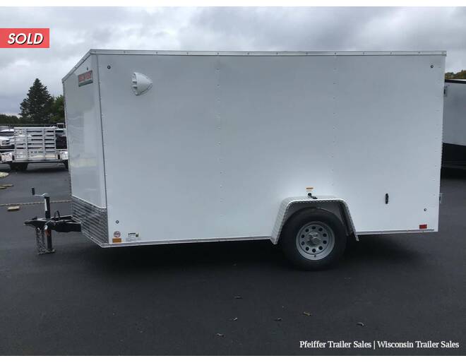 2022 7x12 Discovery Rover ET w/ Rear Double Doors (White) Cargo Encl BP at Pfeiffer Trailer Sales STOCK# 14811 Photo 3