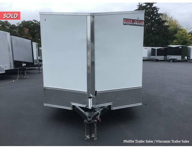 2022 7x12 Discovery Rover ET w/ Rear Double Doors (White) Cargo Encl BP at Pfeiffer Trailer Sales STOCK# 14811 Exterior Photo