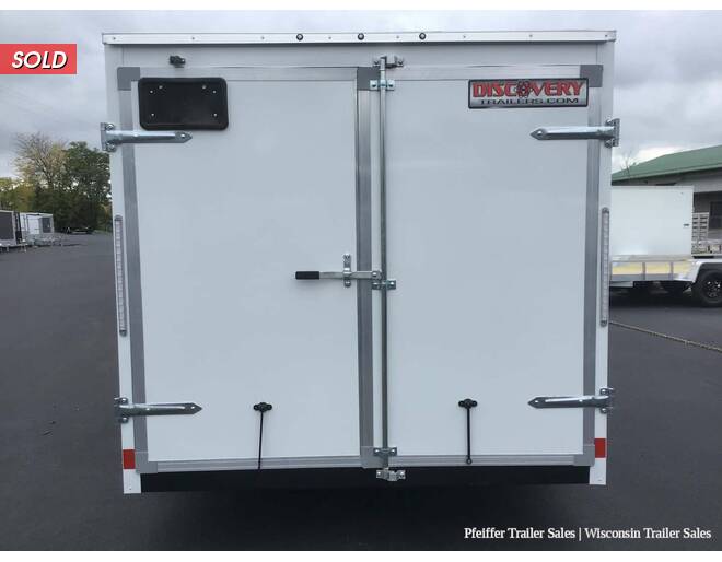2022 7x12 Discovery Rover ET w/ Rear Double Doors (White) Cargo Encl BP at Pfeiffer Trailer Sales STOCK# 14811 Photo 5