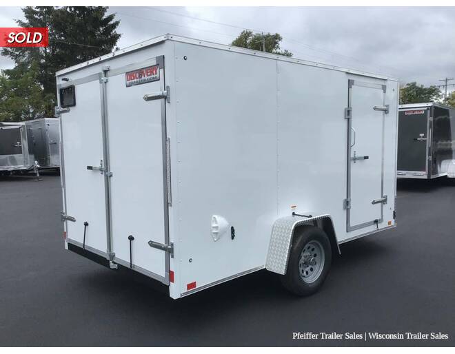 2022 7x12 Discovery Rover ET w/ Rear Double Doors (White) Cargo Encl BP at Pfeiffer Trailer Sales STOCK# 14811 Photo 6