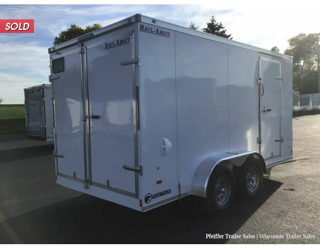 2022 7x14 Haul About Panther w/ Rear Double Doors (White) Cargo Encl BP at Pfeiffer Trailer Sales STOCK# 6339 Photo 6
