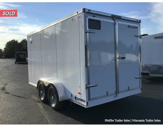 2022 7x14 Haul About Panther w/ Rear Double Doors (White) Cargo Encl BP at Pfeiffer Trailer Sales STOCK# 6339 Photo 4