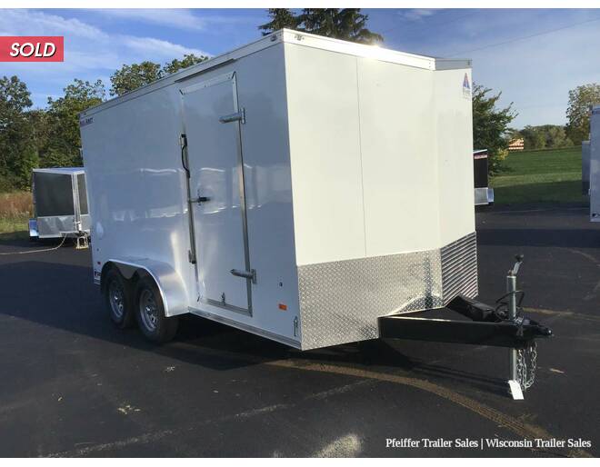 2022 7x14 Haul About Panther w/ Rear Double Doors (White) Cargo Encl BP at Pfeiffer Trailer Sales STOCK# 6339 Photo 8