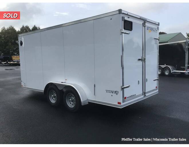 2022 7x16 Stealth Titan w/ 6 Inches Extra Height & Rear Double Doors (White) Cargo Encl BP at Pfeiffer Trailer Sales STOCK# 3976 Photo 3