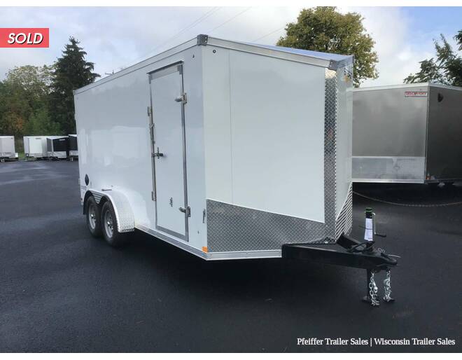 2022 7x16 Stealth Titan w/ 6 Inches Extra Height & Rear Double Doors (White) Cargo Encl BP at Pfeiffer Trailer Sales STOCK# 3976 Photo 7