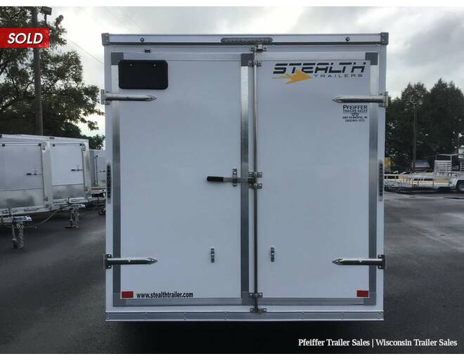 2022 7x16 Stealth Titan w/ 6 Inches Extra Height & Rear Double Doors (White) Cargo Encl BP at Pfeiffer Trailer Sales STOCK# 3976 Photo 4