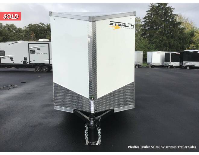 2022 6x12 Stealth Titan w/ 6 Inches Extra Height & Rear Double Doors (White) Cargo Encl BP at Pfeiffer Trailer Sales STOCK# 93971 Exterior Photo