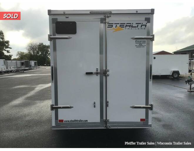 2022 6x12 Stealth Titan w/ 6 Inches Extra Height & Rear Double Doors (White) Cargo Encl BP at Pfeiffer Trailer Sales STOCK# 93971 Photo 5