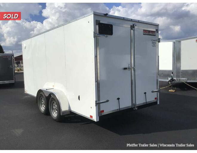 2022 7x16 Discovery Rover ET w/ 6 Inches Extra Height & Rear Double Doors (White) Cargo Encl BP at Pfeiffer Trailer Sales STOCK# 12040 Photo 4