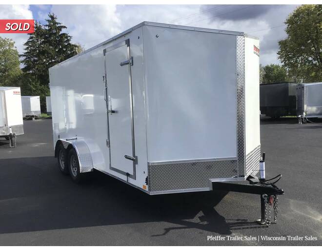 2022 7x16 Discovery Rover ET w/ 6 Inches Extra Height & Rear Double Doors (White) Cargo Encl BP at Pfeiffer Trailer Sales STOCK# 12040 Photo 8