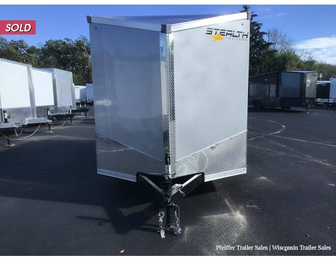 2022 7x14 Stealth Titan w/ 6 Inches Extra Height & Rear Double Doors (Silver) Cargo Encl BP at Pfeiffer Trailer Sales STOCK# 93974 Exterior Photo