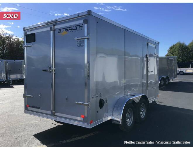 2022 7x14 Stealth Titan w/ 6 Inches Extra Height & Rear Double Doors (Silver) Cargo Encl BP at Pfeiffer Trailer Sales STOCK# 93974 Photo 6