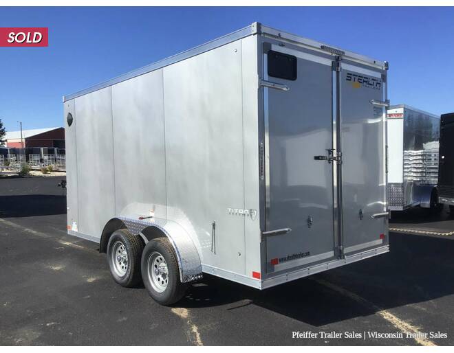 2022 7x14 Stealth Titan w/ 6 Inches Extra Height & Rear Double Doors (Silver) Cargo Encl BP at Pfeiffer Trailer Sales STOCK# 93974 Photo 4
