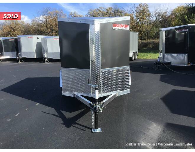 2022 5x8 Discovery Aluminum Endeavor (Charcoal) Cargo Encl BP at Pfeiffer Trailer Sales STOCK# 14589 Exterior Photo