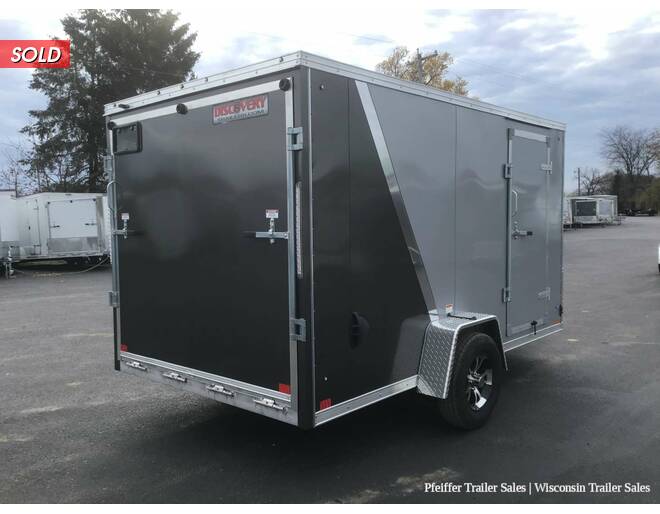 2022 7x12 Discovery Aluminum Endeavor (Silver/Charcoal) Cargo Encl BP at Pfeiffer Trailer Sales STOCK# 11813 Photo 6