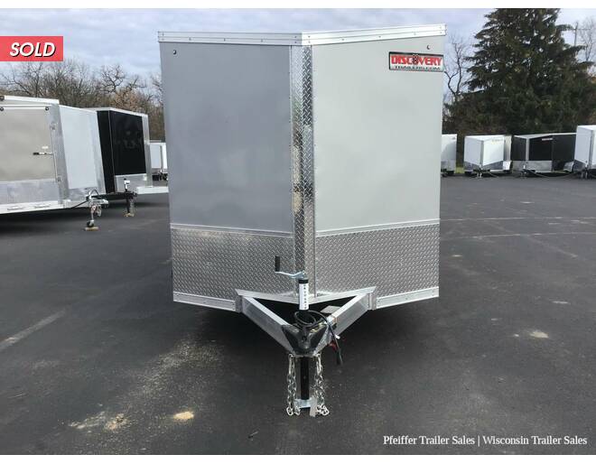2022 7x12 Discovery Aluminum Endeavor (Silver/Charcoal) Cargo Encl BP at Pfeiffer Trailer Sales STOCK# 11813 Exterior Photo
