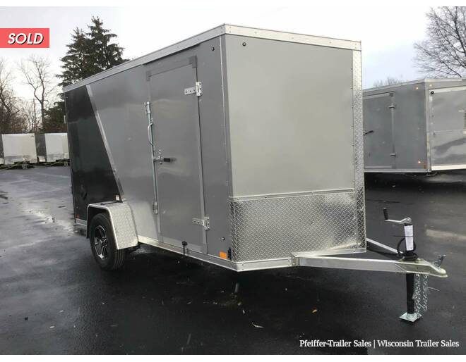 2022 6x12 Discovery Aluminum Endeavor (Silver/Charcoal) Cargo Encl BP at Pfeiffer Trailer Sales STOCK# 11805 Photo 8