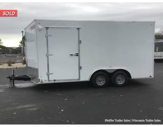 2022 8.5x16 7K Discovery Challenger SE w/ 7ft Interior Height & Side Ramp Door (White) Auto Encl BP at Pfeiffer Trailer Sales STOCK# 11659 Photo 3