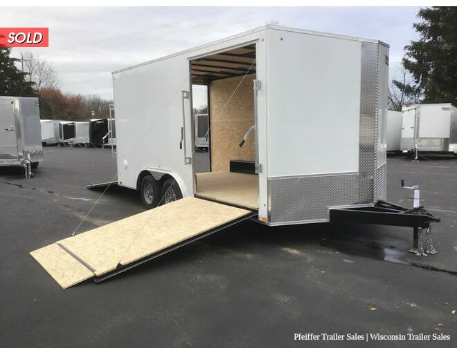 2022 8.5x16 7K Discovery Challenger SE w/ 7ft Interior Height & Side Ramp Door (White) Auto Encl BP at Pfeiffer Trailer Sales STOCK# 11659 Photo 11