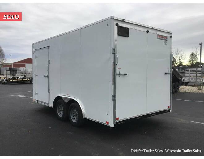 2022 8.5x16 7K Discovery Challenger SE w/ 7ft Interior Height & Side Ramp Door (White) Auto Encl BP at Pfeiffer Trailer Sales STOCK# 11659 Photo 4