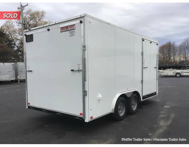 2022 8.5x16 7K Discovery Challenger SE w/ 7ft Interior Height & Side Ramp Door (White) Auto Encl BP at Pfeiffer Trailer Sales STOCK# 11659 Photo 6