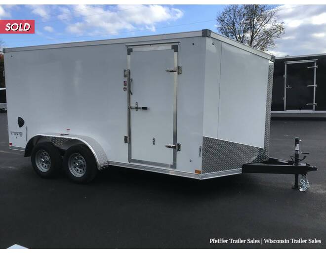 2022 7x14 Stealth Titan w/ Rear Double Doors (White) Cargo Encl BP at Pfeiffer Trailer Sales STOCK# 89493 Photo 7