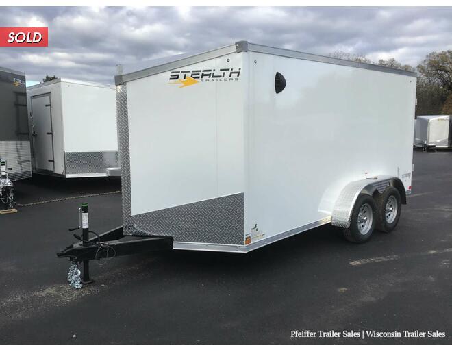 2022 7x14 Stealth Titan w/ Rear Double Doors (White) Cargo Encl BP at Pfeiffer Trailer Sales STOCK# 89493 Photo 2