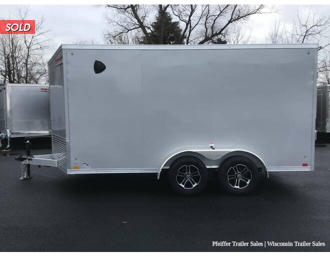 2022 7x14 Discovery Aluminum Endeavor w/ 6 Inches Extra Height (Silver) Cargo Encl BP at Pfeiffer Trailer Sales STOCK# 11832 Photo 3