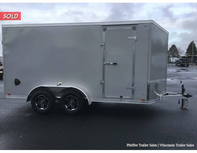 2022 7x14 Discovery Aluminum Endeavor w/ 6 Inches Extra Height (Silver) Cargo Encl BP at Pfeiffer Trailer Sales STOCK# 11832 Photo 7