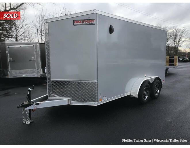 2022 7x14 Discovery Aluminum Endeavor w/ 6 Inches Extra Height (Silver) Cargo Encl BP at Pfeiffer Trailer Sales STOCK# 11832 Photo 2