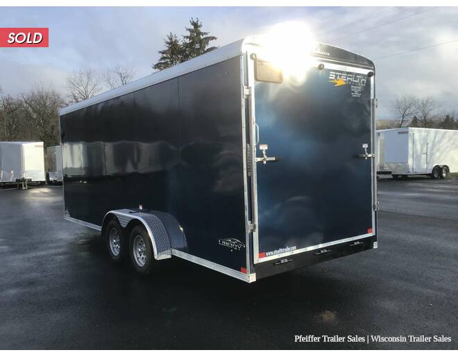 2022 7x20 Stealth Liberty w/ Extended Tongue & 7ft Interior Height (Indigo Blue) Cargo Encl BP at Pfeiffer Trailer Sales STOCK# 92632 Photo 4