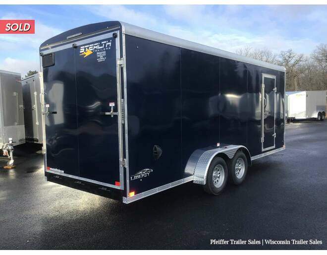 2022 7x20 Stealth Liberty w/ Extended Tongue & 7ft Interior Height (Indigo Blue) Cargo Encl BP at Pfeiffer Trailer Sales STOCK# 92632 Photo 6