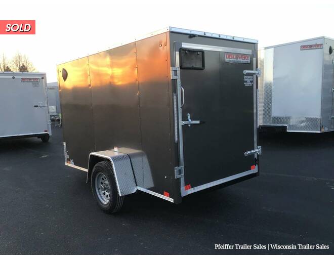 2020 5x10 Discovery Rover ET w/ Rear Single Swing Door (Charcoal) Cargo Encl BP at Pfeiffer Trailer Sales STOCK# 11669 Photo 4
