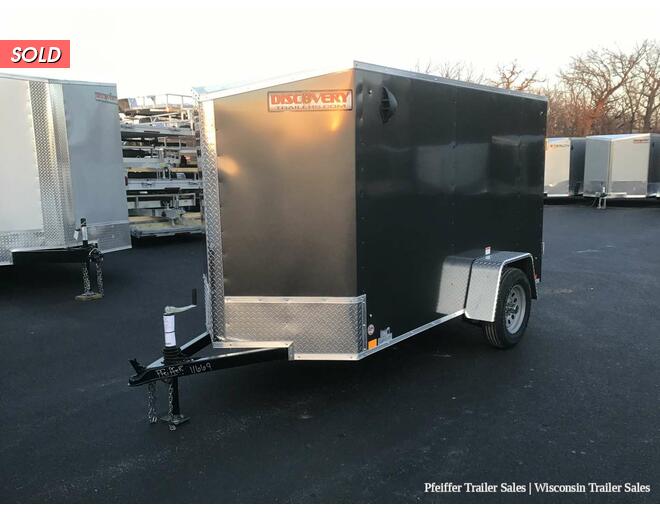 2020 5x10 Discovery Rover ET w/ Rear Single Swing Door (Charcoal) Cargo Encl BP at Pfeiffer Trailer Sales STOCK# 11669 Photo 2
