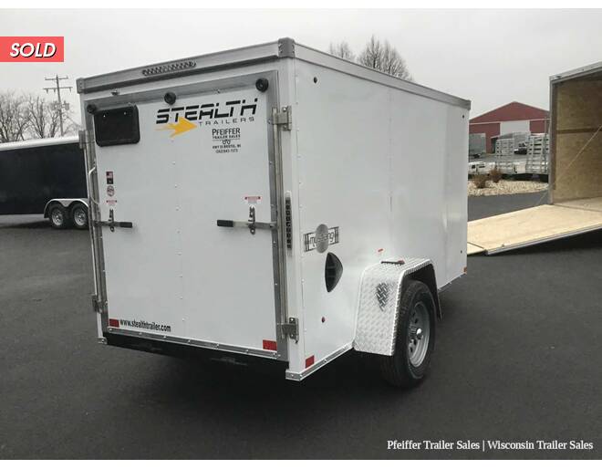 2022 5x10 Stealth Mustang (White) Cargo Encl BP at Pfeiffer Trailer Sales STOCK# 88780 Photo 6