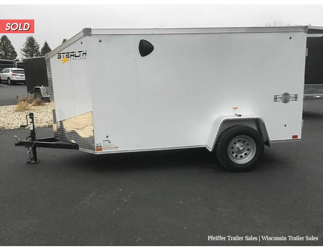 2022 5x10 Stealth Mustang (White) Cargo Encl BP at Pfeiffer Trailer Sales STOCK# 88780 Photo 3