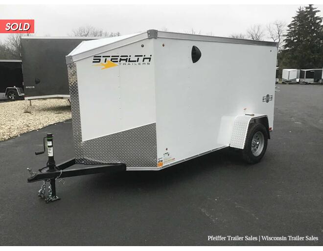 2022 5x10 Stealth Mustang (White) Cargo Encl BP at Pfeiffer Trailer Sales STOCK# 88780 Photo 2
