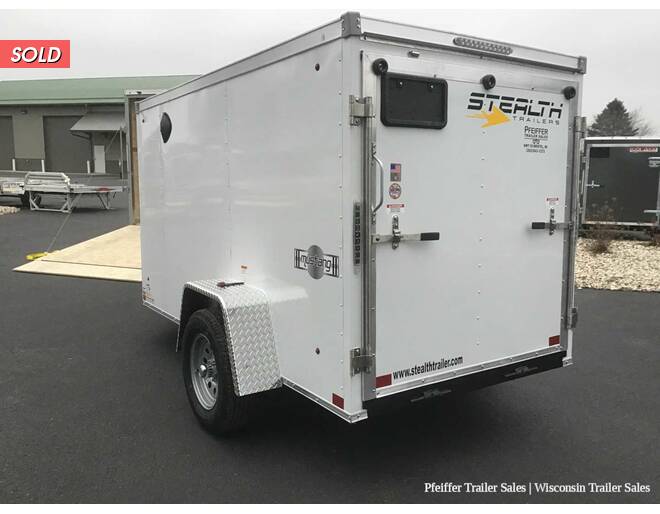 2022 5x10 Stealth Mustang (White) Cargo Encl BP at Pfeiffer Trailer Sales STOCK# 88780 Photo 4