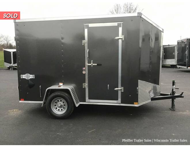 2022 6x10 Stealth Mustang w/ 6 Inches Extra Height, Removable Ramps, Rear Double Doors (Charcoal) Cargo Encl BP at Pfeiffer Trailer Sales STOCK# 94236 Photo 7