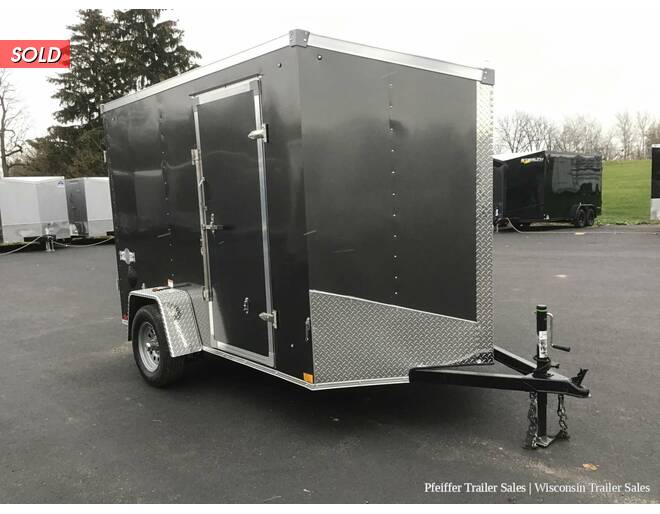 2022 6x10 Stealth Mustang w/ 6 Inches Extra Height, Removable Ramps, Rear Double Doors (Charcoal) Cargo Encl BP at Pfeiffer Trailer Sales STOCK# 94236 Photo 8