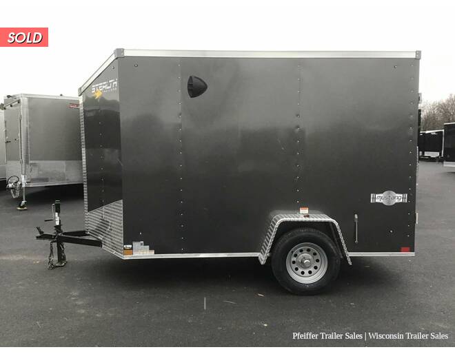 2022 6x10 Stealth Mustang w/ 6 Inches Extra Height, Removable Ramps, Rear Double Doors (Charcoal) Cargo Encl BP at Pfeiffer Trailer Sales STOCK# 94236 Photo 3